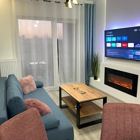 Lux-comfort Klimatyzacja, Garaz, Kominek, Balkon, Idealna Lokalizacja Obok Galerii Gemini Bielsko-Biała